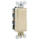Leviton 5686-2 Decora Plus Rocker Double Throw 15 Amp Quiet Switch (Self Grounding)